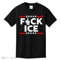F Ice No Human Is Illegal Kids T-Shirt thumb 0