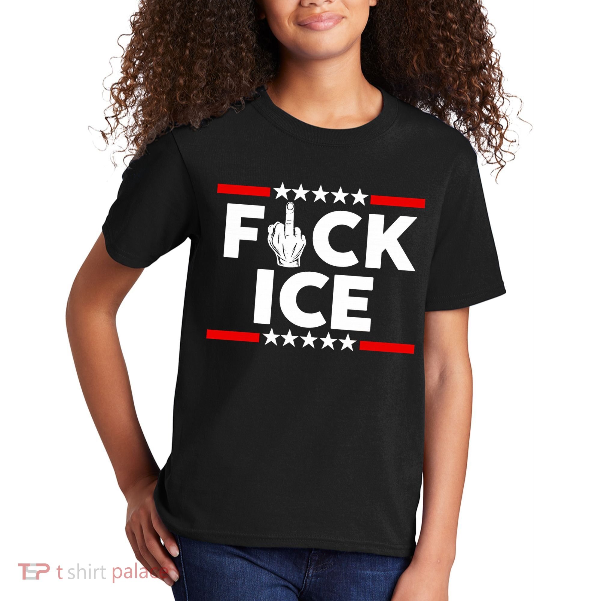 F Ice No Human Is Illegal Kids T-Shirt