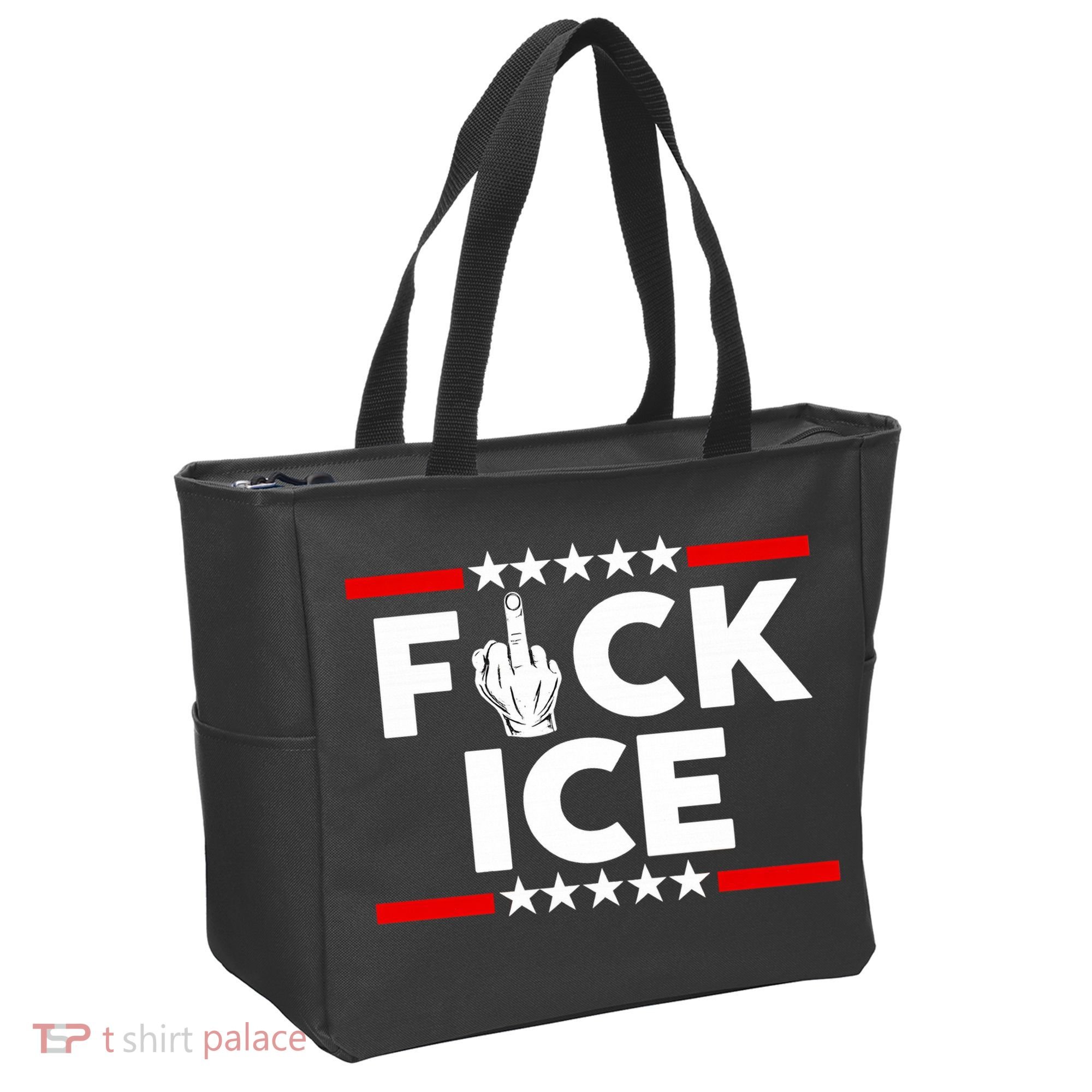 F Ice No Human Is Illegal Tote Bag