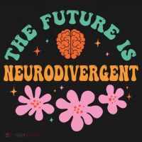 Future Is Neurodivergent Neurodiversity Autism Cute Gift Women's Hoodie thumb 2