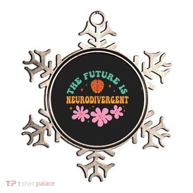 Future Is Neurodivergent Neurodiversity Autism Cute Gift Ornament