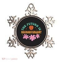 Future Is Neurodivergent Neurodiversity Autism Cute Gift Ornament thumb 0