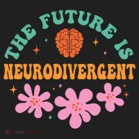 Future Is Neurodivergent Neurodiversity Autism Cute Gift Golf Towel thumb 3