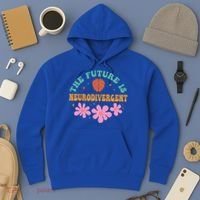 Future Is Neurodivergent Neurodiversity Autism Cute Gift Hoodie thumb 3