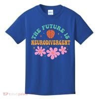 Future Is Neurodivergent Neurodiversity Autism Cute Gift Kids T-Shirt thumb 0