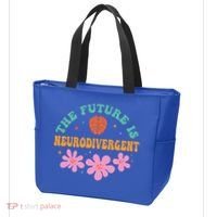 Future Is Neurodivergent Neurodiversity Autism Cute Gift Tote Bag thumb 3