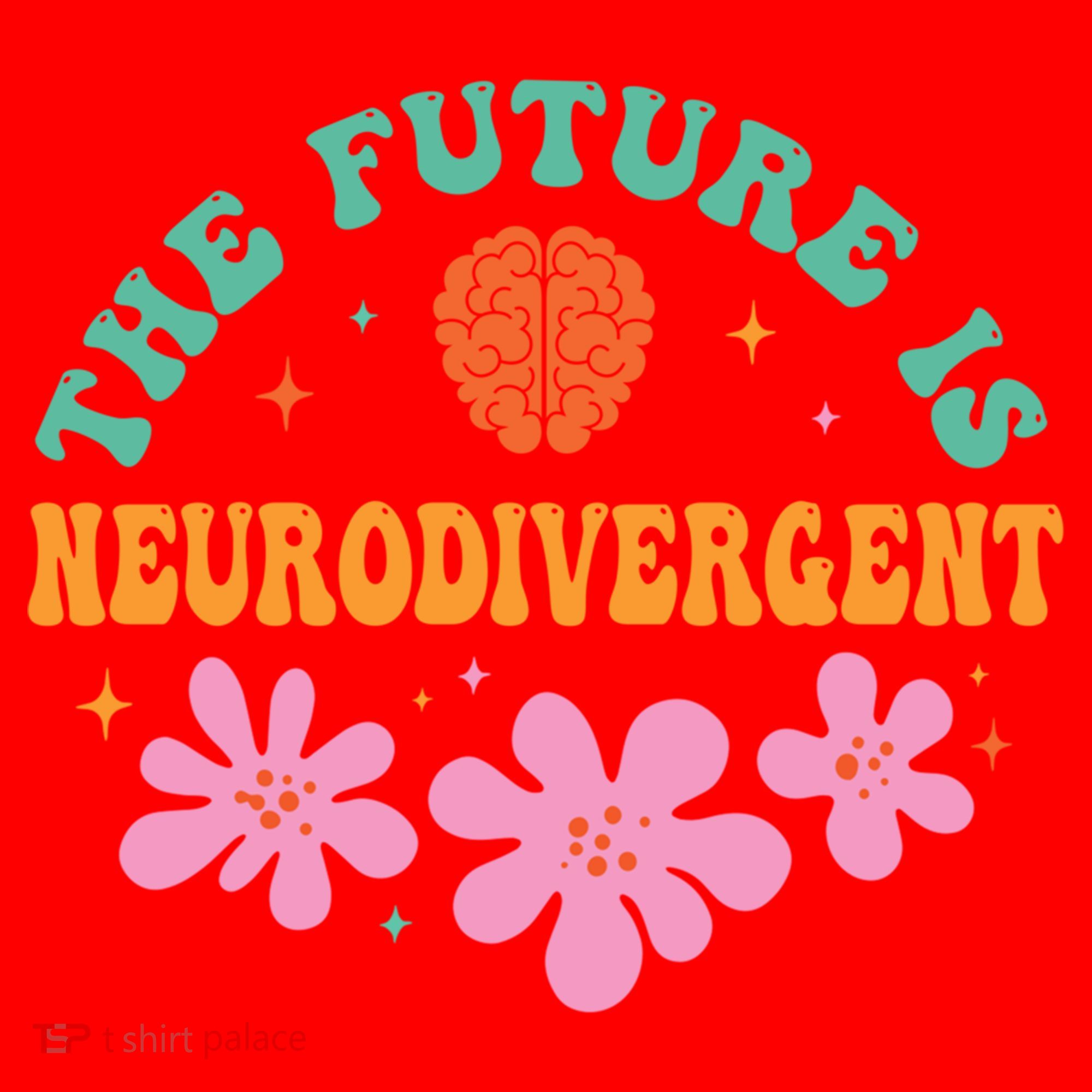 Future Is Neurodivergent Neurodiversity Autism Cute Gift Santa Hat