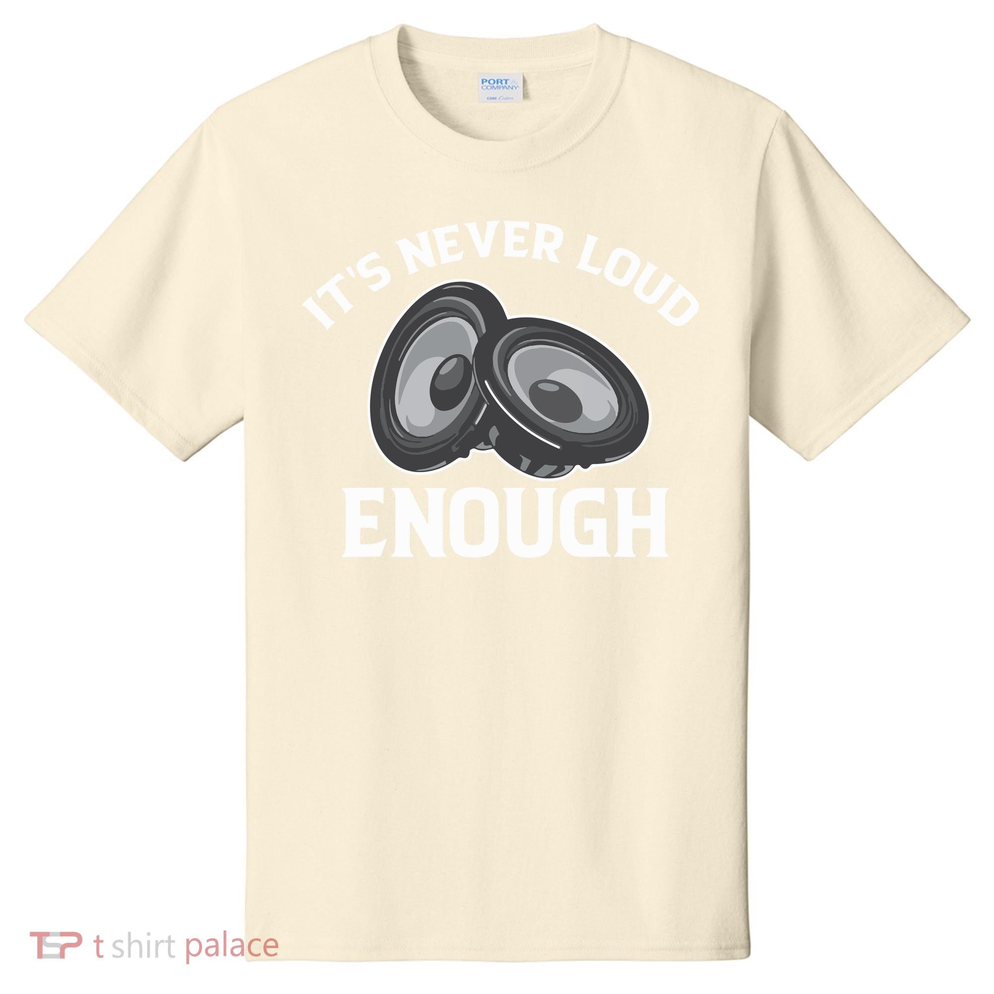 Funny Its Never Loud Enough Car Audio Lovers Vintage T-Shirt