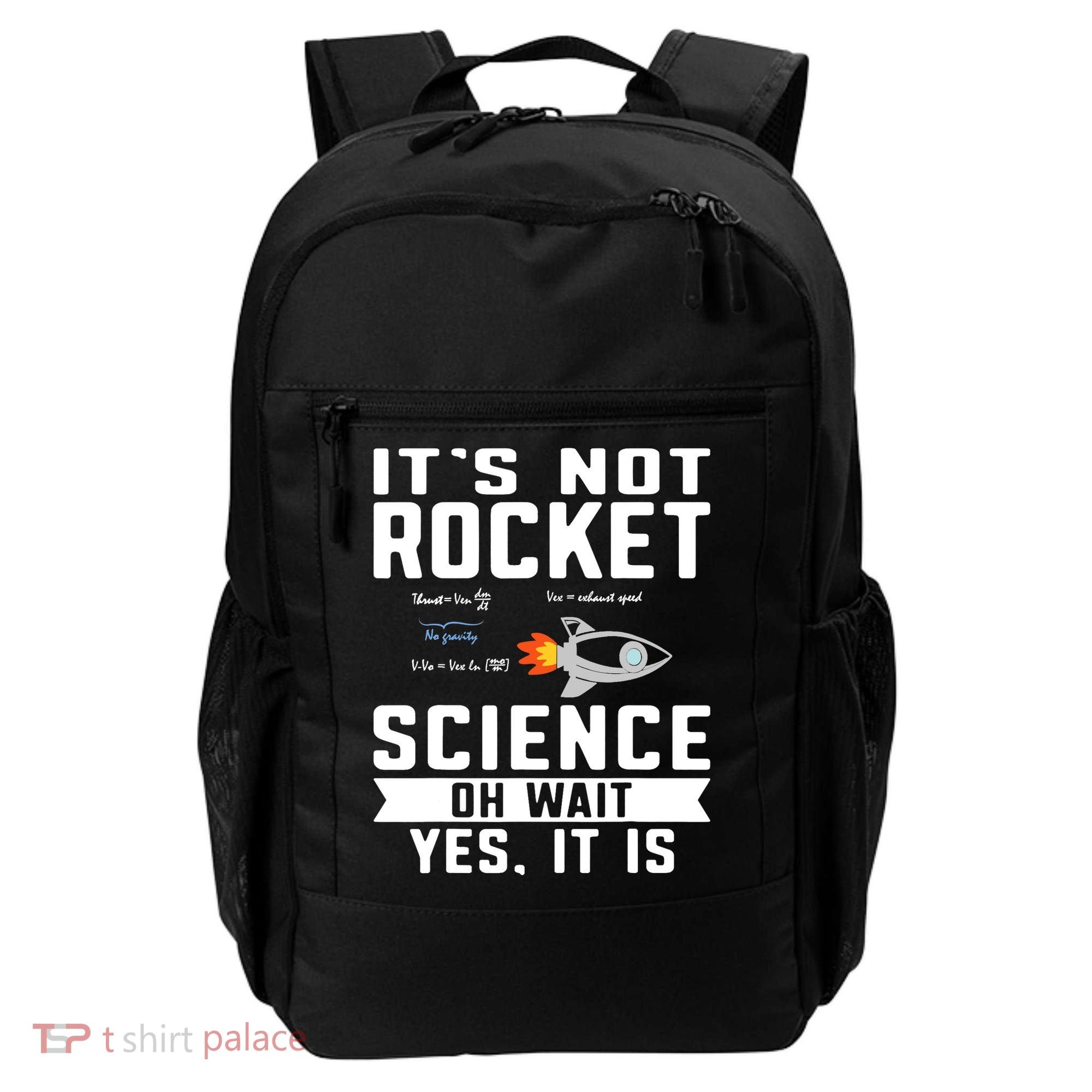 Funny Its Not Rocket Science Aerospace Engineer Equation Backpack