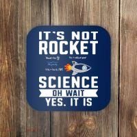 Funny Its Not Rocket Science Aerospace Engineer Equation Coaster thumb 0