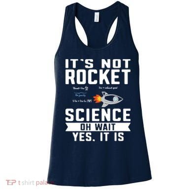 Funny Its Not Rocket Science Aerospace Engineer Equation Women's Tank Top
