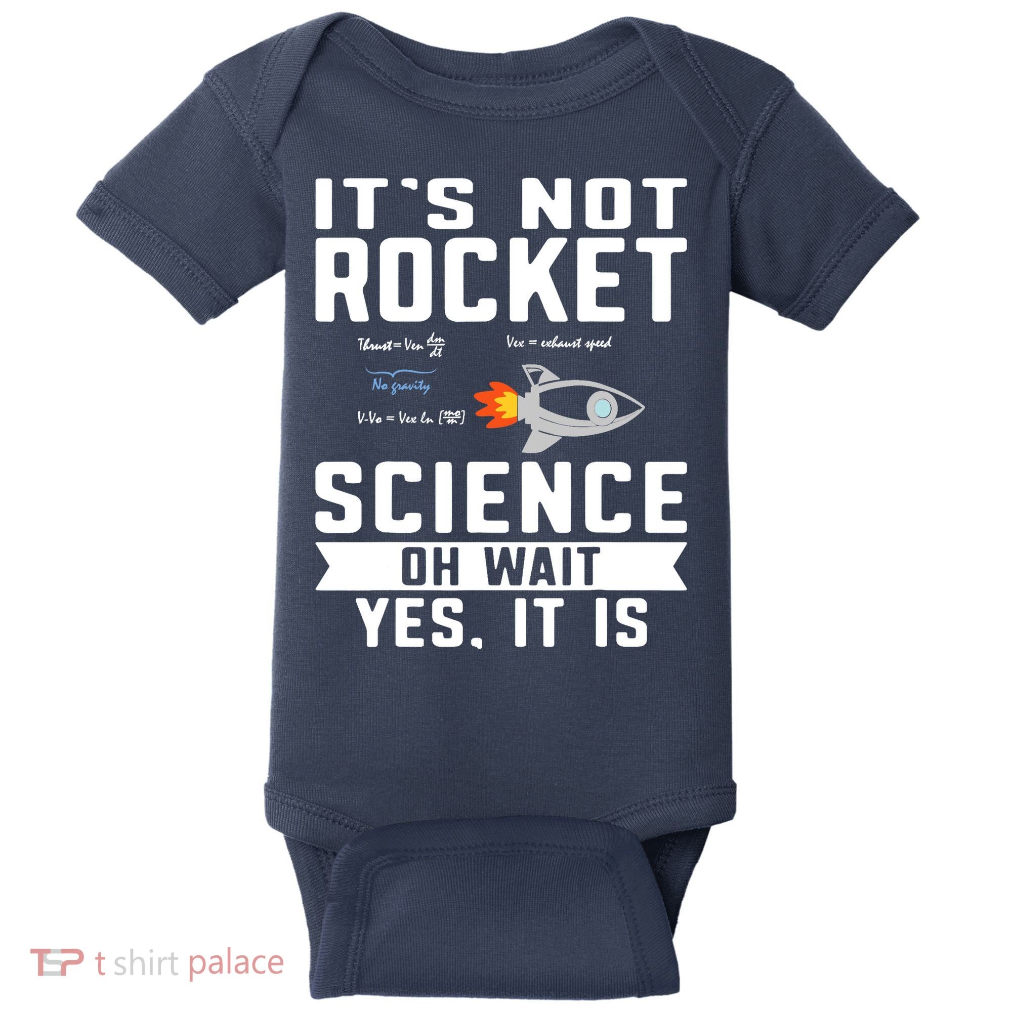 Funny Its Not Rocket Science Aerospace Engineer Equation Baby Bodysuit
