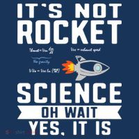 Funny Its Not Rocket Science Aerospace Engineer Equation Hat thumb 2