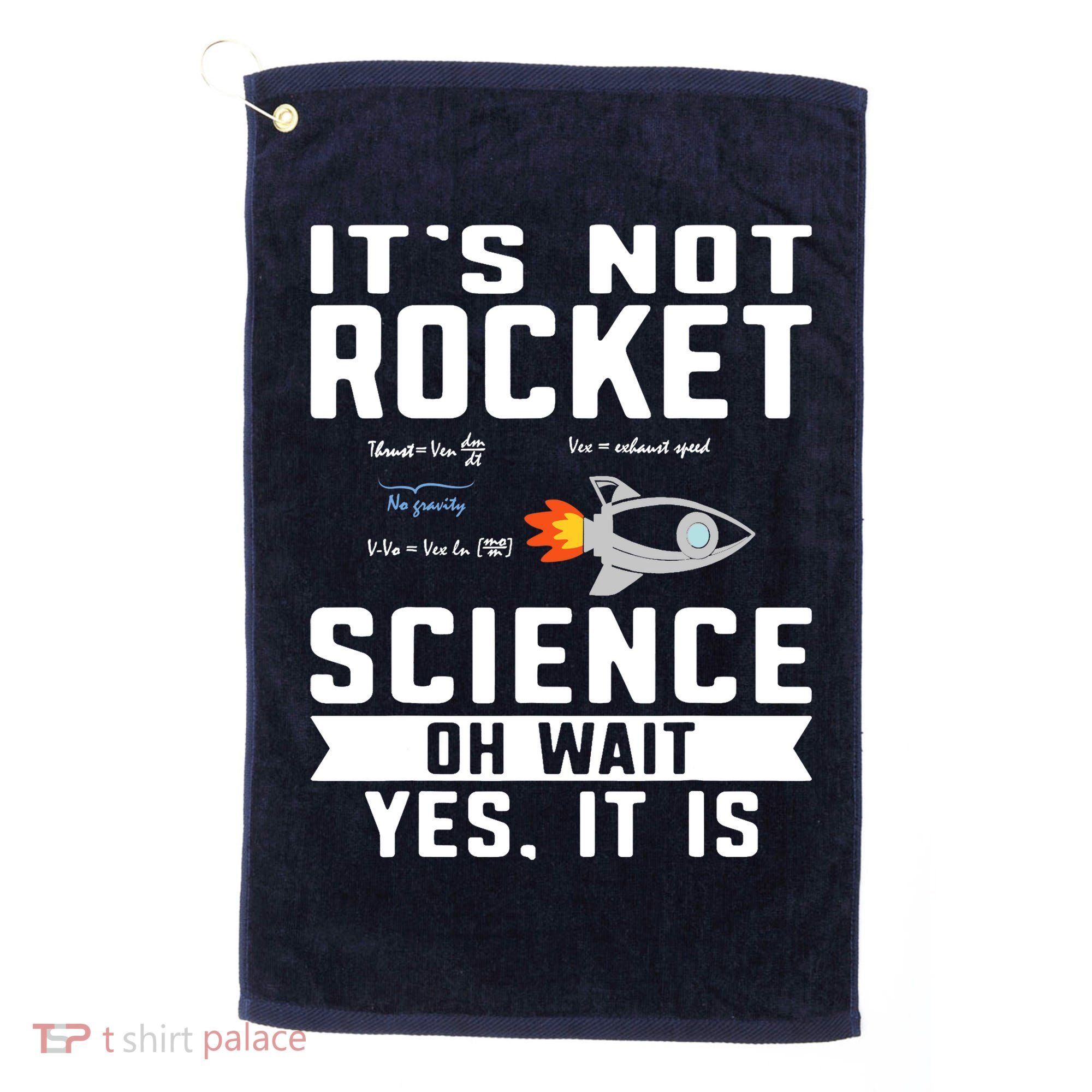 Funny Its Not Rocket Science Aerospace Engineer Equation Golf Towel