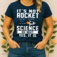 Funny Its Not Rocket Science Aerospace Engineer Equation Women's T-Shirt thumb 2