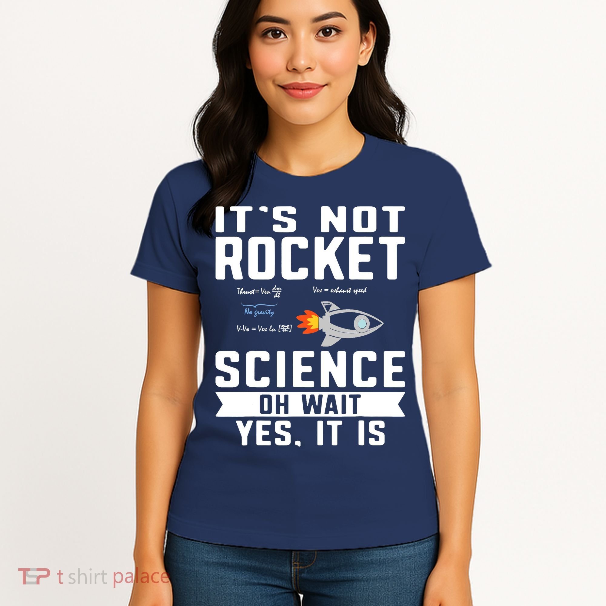 Funny Its Not Rocket Science Aerospace Engineer Equation Women's T-Shirt