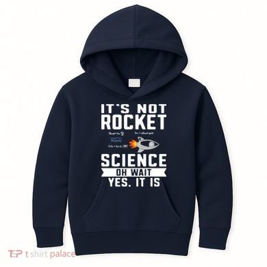 Funny Its Not Rocket Science Aerospace Engineer Equation Kids Hoodie