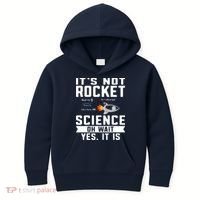 Funny Its Not Rocket Science Aerospace Engineer Equation Kids Hoodie thumb 0