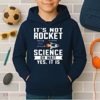Funny Its Not Rocket Science Aerospace Engineer Equation Kids Hoodie thumb 2