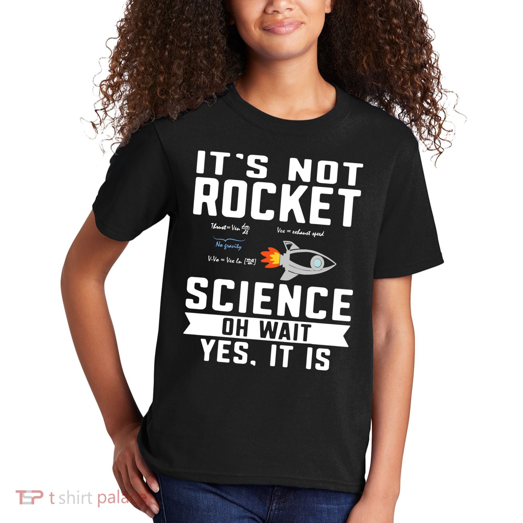 Funny Its Not Rocket Science Aerospace Engineer Equation Kids T-Shirt