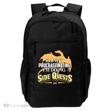 Funny I'm Not Procrastinating I'm Doing SIde Quest Dungeon And Dragons Fan Backpack