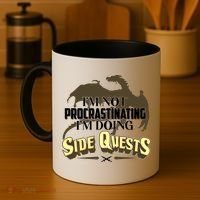 Funny I'm Not Procrastinating I'm Doing SIde Quest Dungeon And Dragons Fan Coffee Mug thumb 4