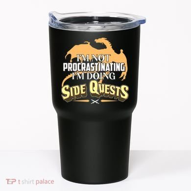 Funny I'm Not Procrastinating I'm Doing SIde Quest Dungeon And Dragons Fan Tumbler
