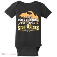 Funny I'm Not Procrastinating I'm Doing SIde Quest Dungeon And Dragons Fan Baby Bodysuit thumb 0