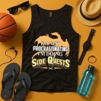 Funny I'm Not Procrastinating I'm Doing SIde Quest Dungeon And Dragons Fan Tank Top thumb 4
