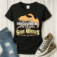Funny I'm Not Procrastinating I'm Doing SIde Quest Dungeon And Dragons Fan Women's T-Shirt thumb 3
