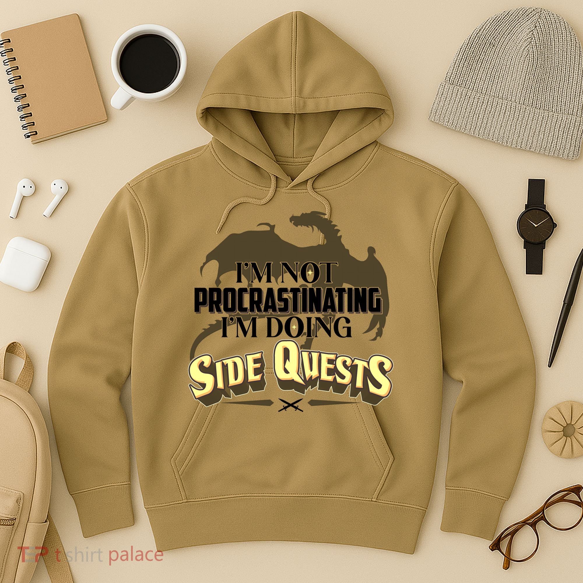 Funny I'm Not Procrastinating I'm Doing SIde Quest Dungeon And Dragons Fan Hoodie