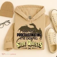 Funny I'm Not Procrastinating I'm Doing SIde Quest Dungeon And Dragons Fan Hoodie thumb 4