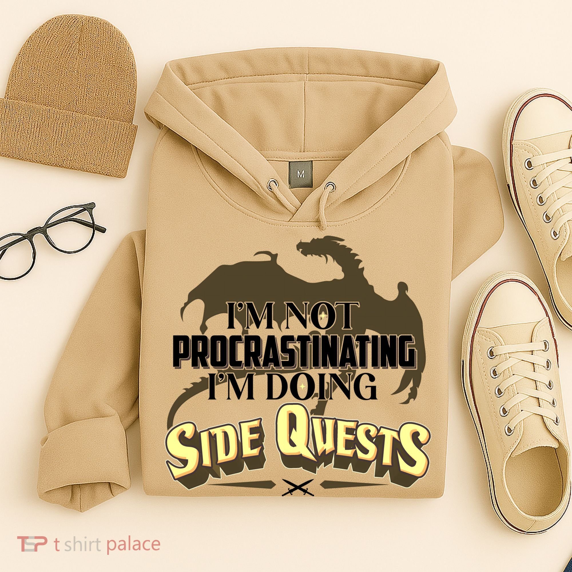 Funny I'm Not Procrastinating I'm Doing SIde Quest Dungeon And Dragons Fan Hoodie