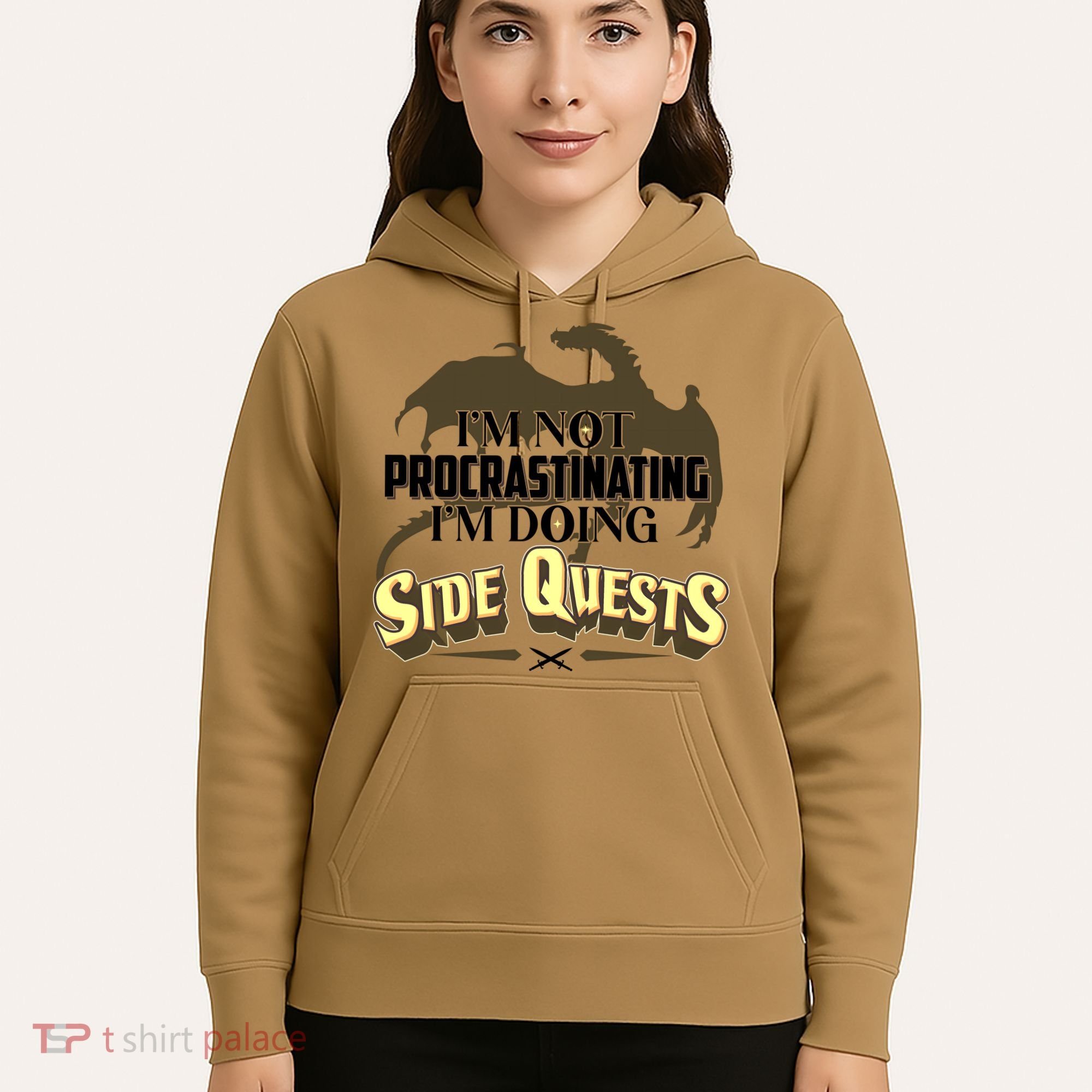 Funny I'm Not Procrastinating I'm Doing SIde Quest Dungeon And Dragons Fan Hoodie