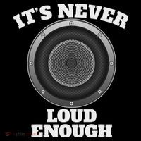 Funny It's Never Loud Enough Car Audio Subwoofer Gift Women's Hoodie thumb 2