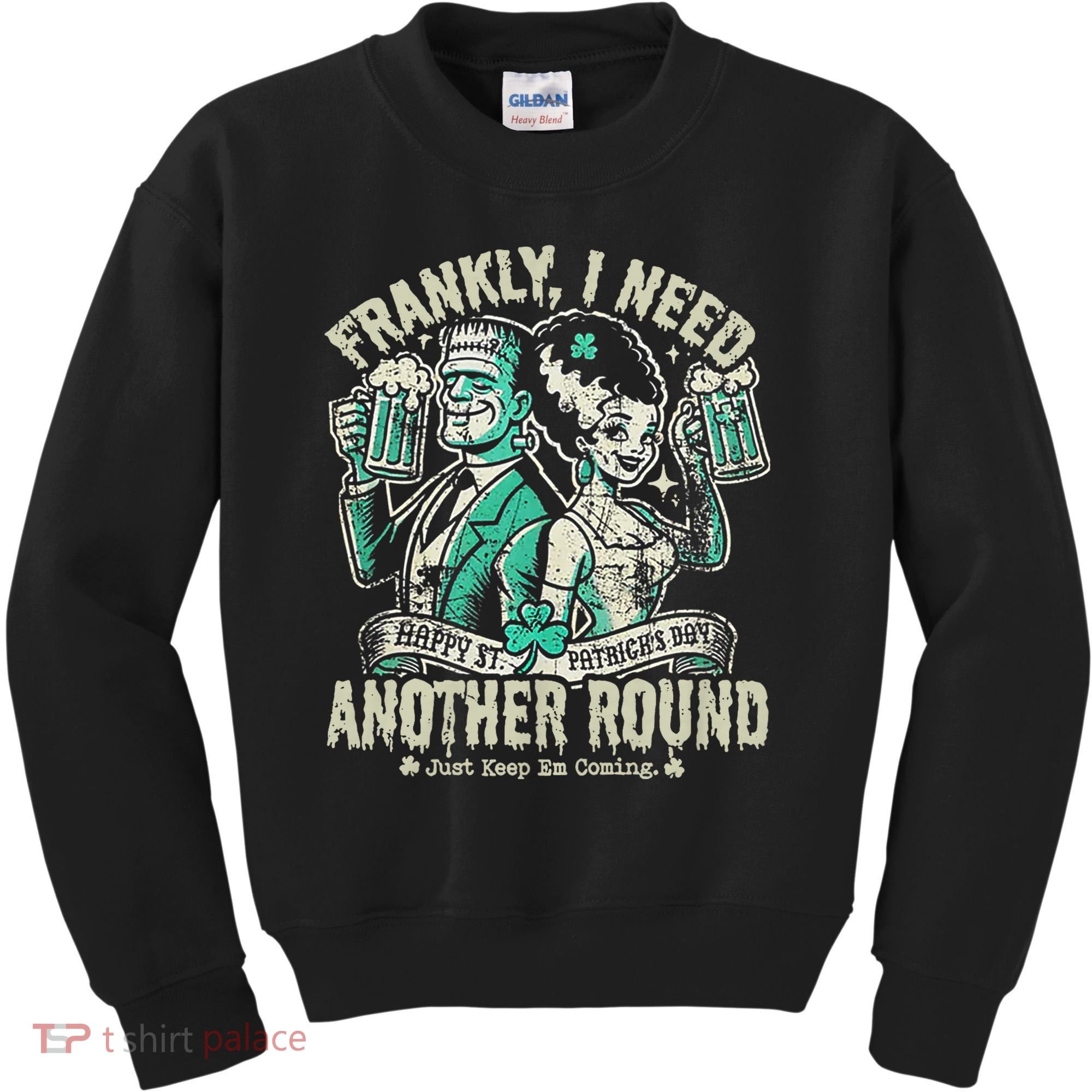 Frankly I Need Another Round Drinking Kids Sweatshirt
