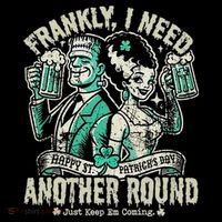 Frankly I Need Another Round Drinking Kids Sweatshirt thumb 2