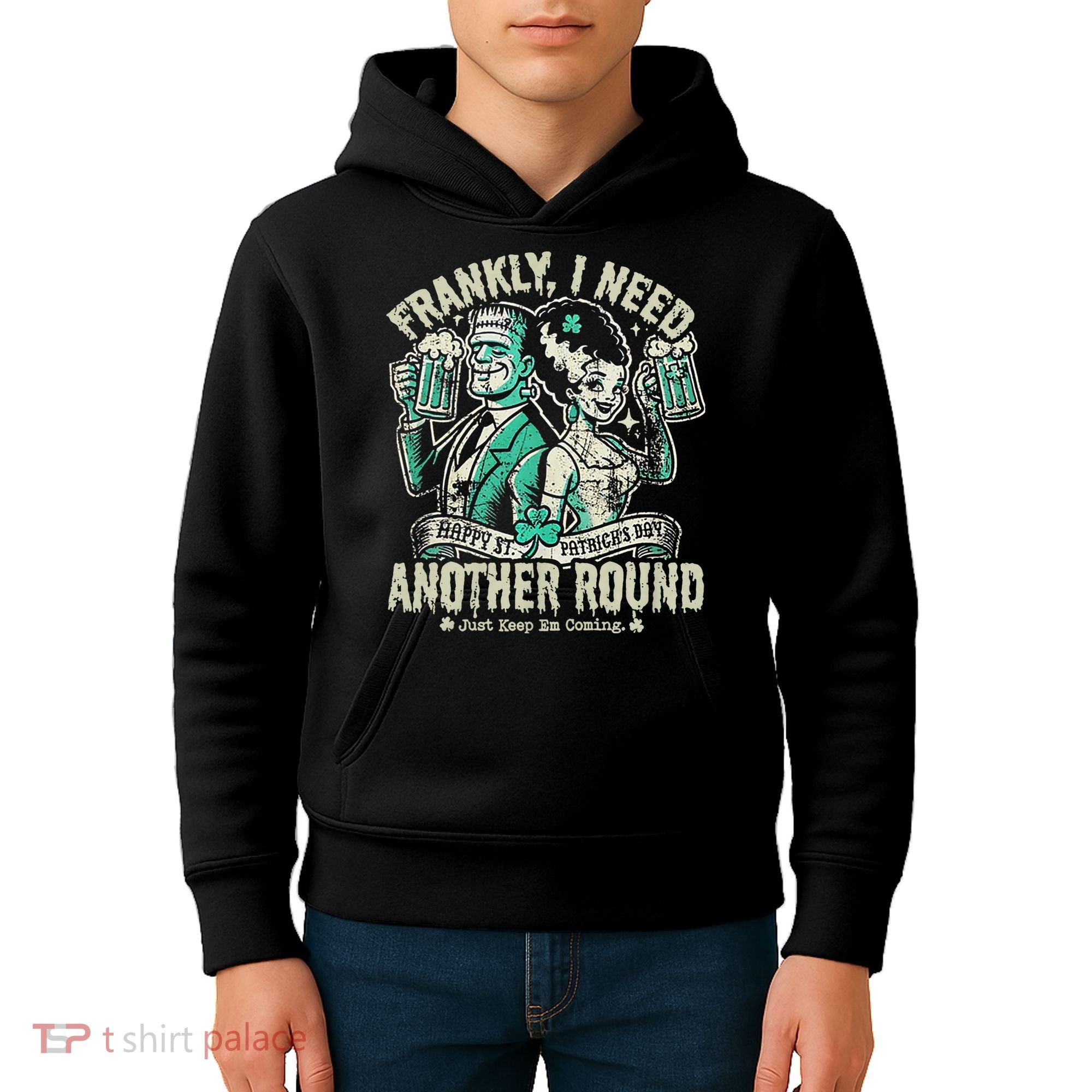 Frankly I Need Another Round Drinking Kids Hoodie