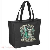 Frankly I Need Another Round Drinking Tote Bag thumb 2