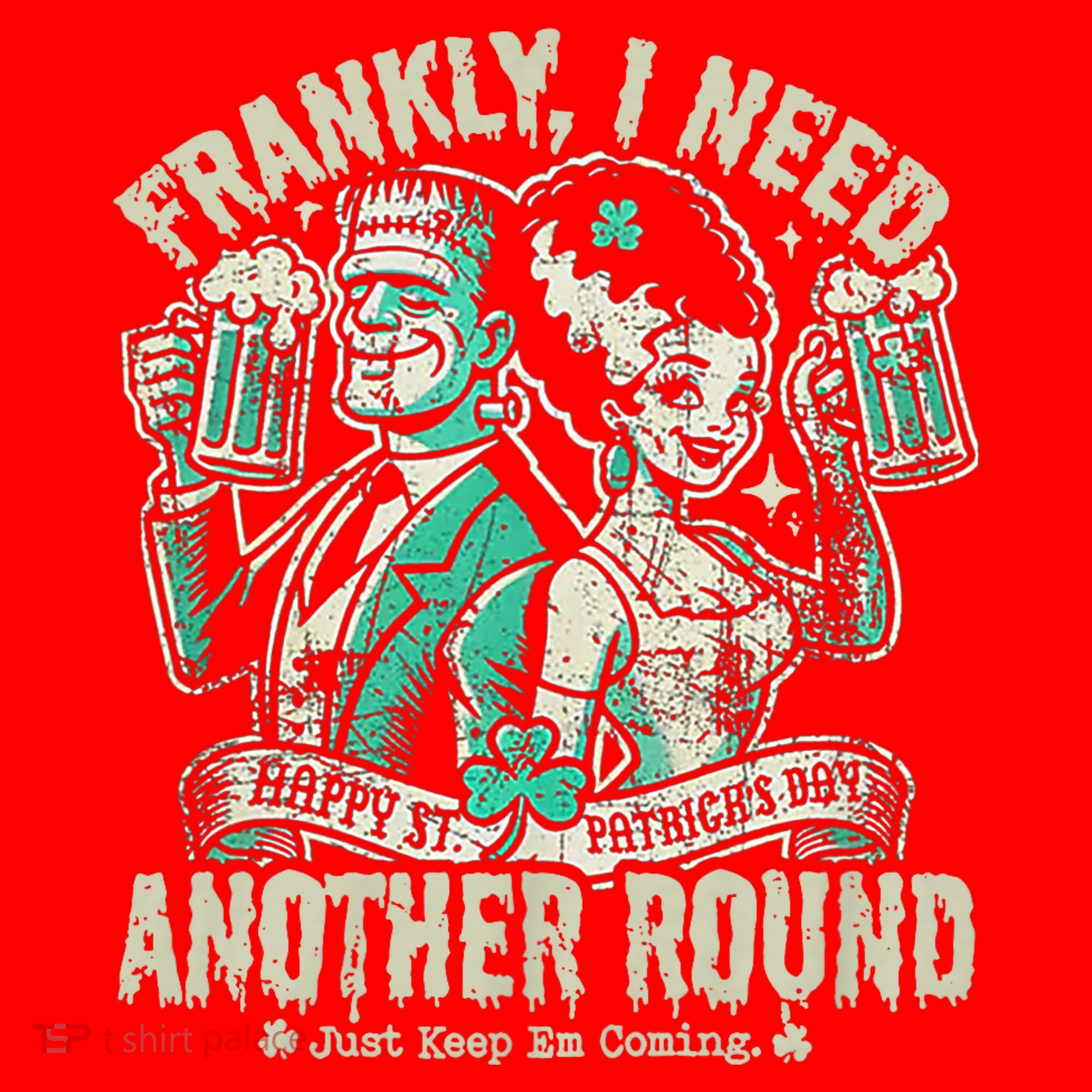 Frankly I Need Another Round Drinking Santa Hat