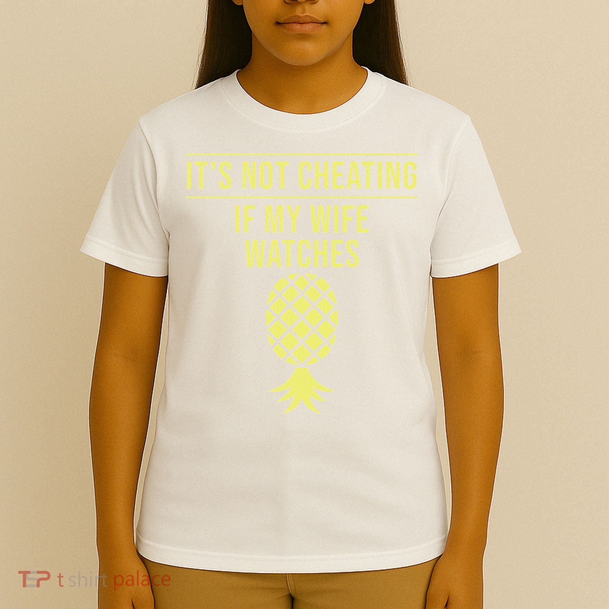 Funny ItS Not Cheating If My Wife Watches Gift Husbands T-Shirt