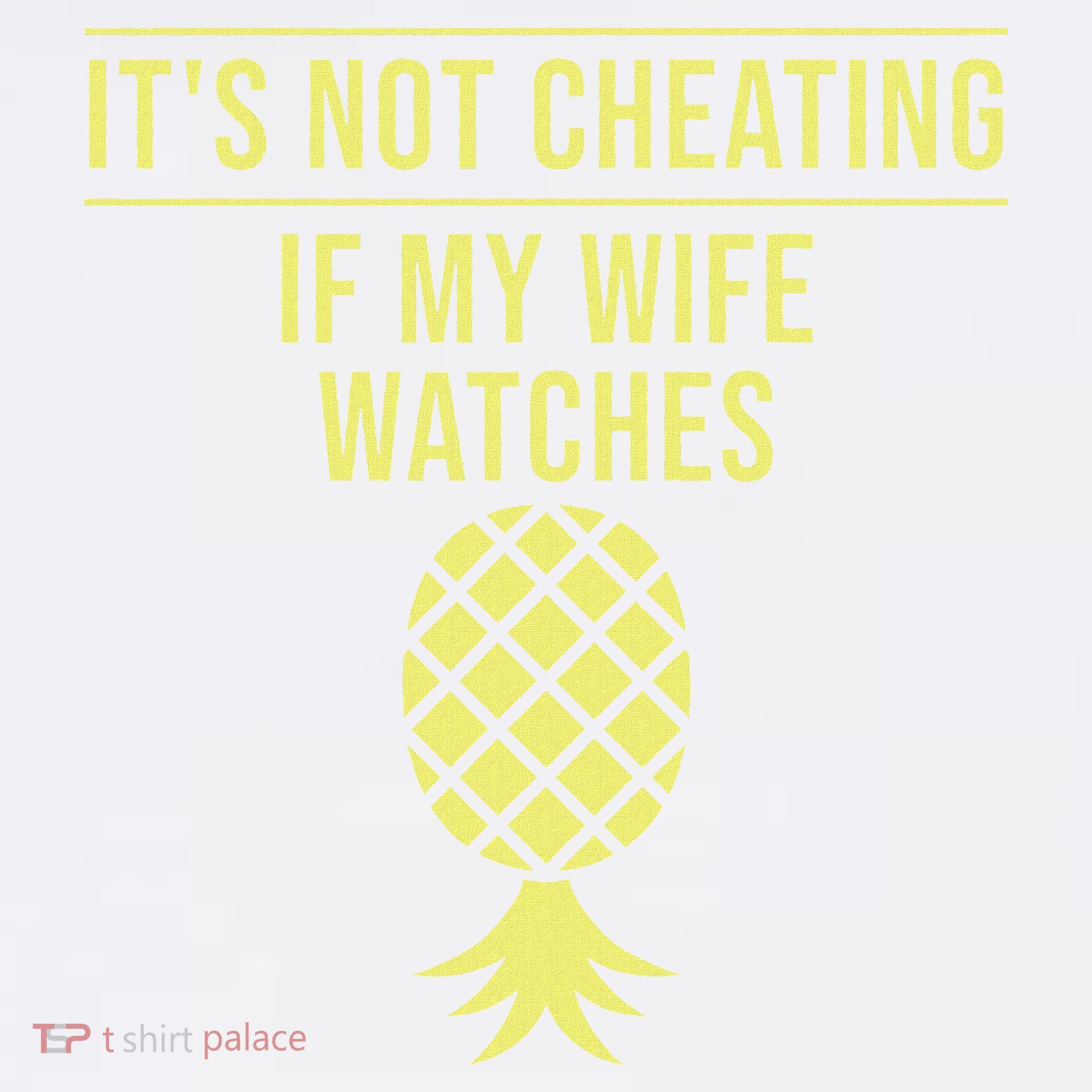 Funny ItS Not Cheating If My Wife Watches Gift Husbands Beanie