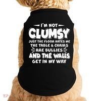 Funny I'm Not Clumsy Doggie Tank thumb 0