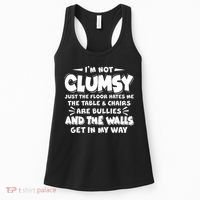 Funny I'm Not Clumsy Women's Tank Top thumb 0
