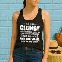 Funny I'm Not Clumsy Women's Tank Top thumb 2