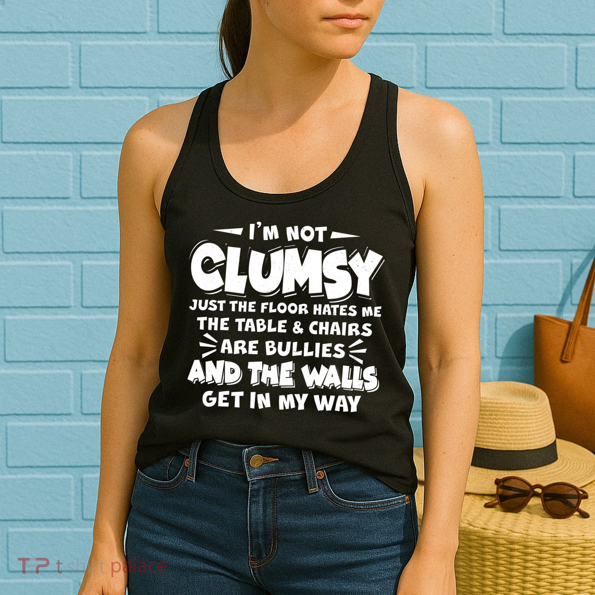 Funny I'm Not Clumsy Women's Tank Top