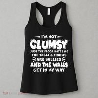 Funny I'm Not Clumsy Women's Tank Top thumb 3