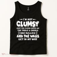 Funny I'm Not Clumsy Tank Top thumb 2