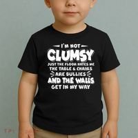 Funny I'm Not Clumsy Toddler T-Shirt thumb 2