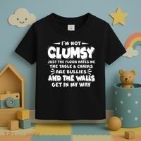 Funny I'm Not Clumsy Toddler T-Shirt thumb 3